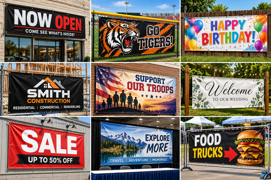 Custom Vinyl Banners – Personalized Business & Event Banners