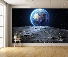 Earth Wallpaper Viewed from the Moon Wall Mural Large extra room