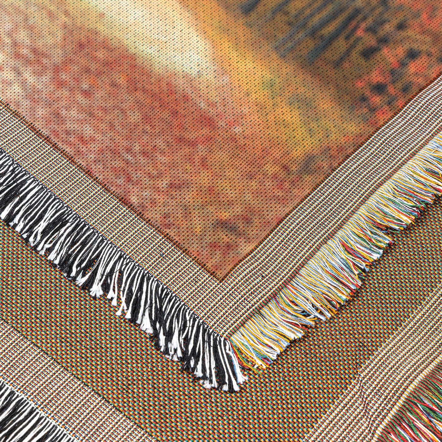 Fall Leaves Woven Blanket