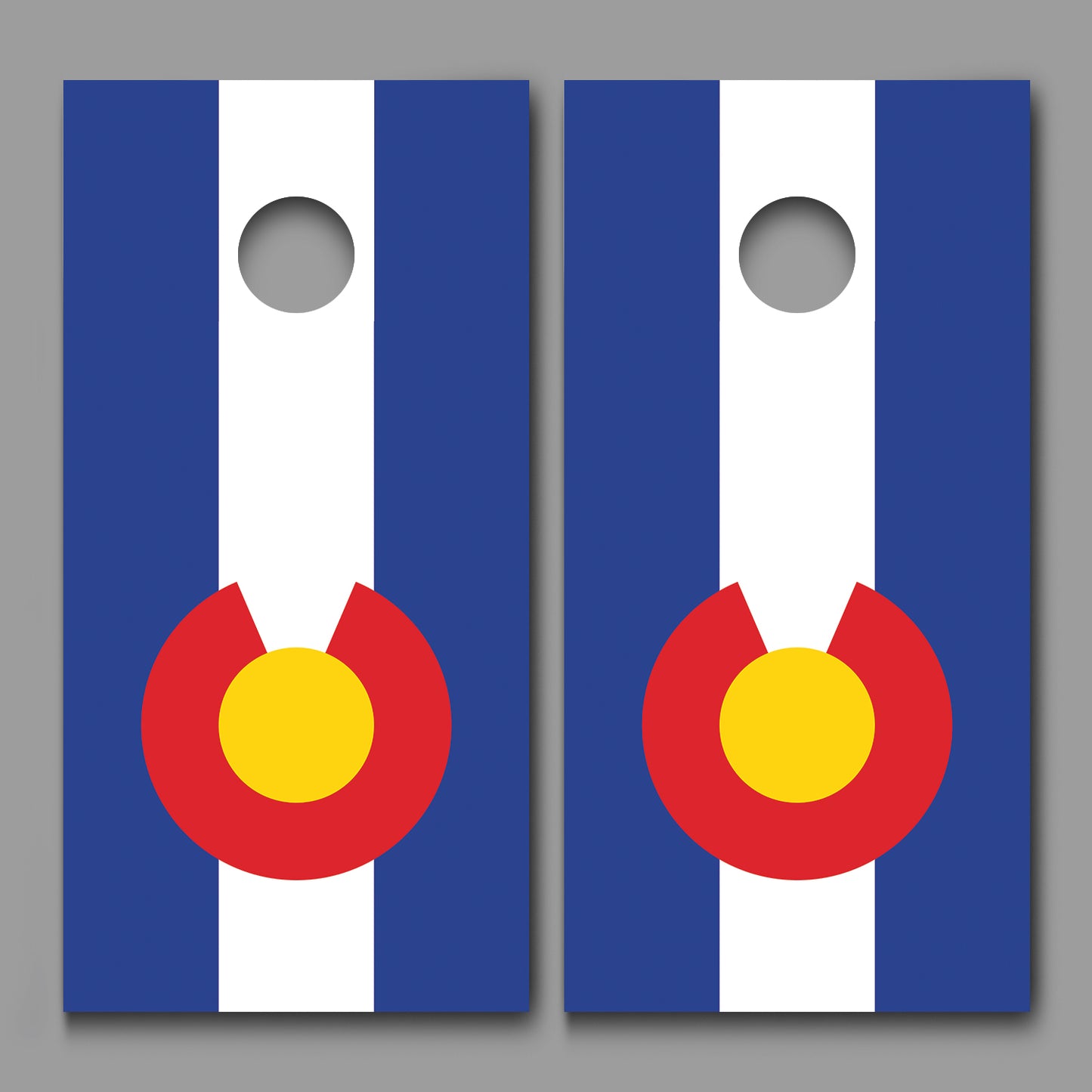 Flag of Colorado Cornhole Decal Wrap