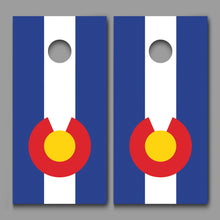 Flag of Colorado Cornhole Decal Wrap