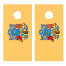 Flag of New Jersey Cornhole Board Decal Wraps