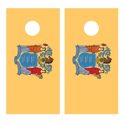 Flag of New Jersey Cornhole Board Decal Wraps