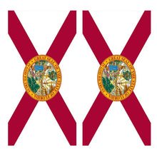 Flag of Florida Cornhole Board Decal Wraps