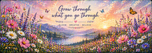 Wildflower Serenity Desk Mat