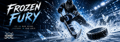 Ice Hockey Frozen Fury Desk Mat