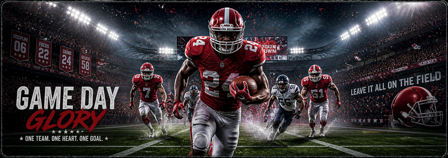 Game Day Football Glory Desk Mat
