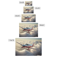 General Aviation Airplane in the Clouds Rug 5 Sizes