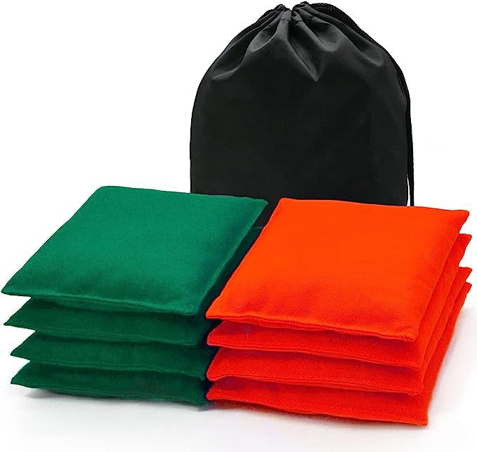 Corn Hole Bags - Regulation Size and Weight - 8 Bags Choose Colors