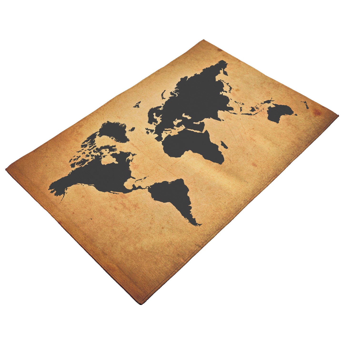 Grunge World Map Rug 5 Sizes