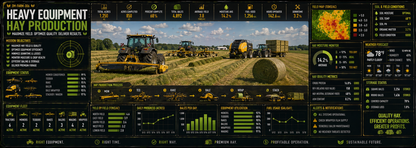 Heavy Equipment Hay Production Desk Mat