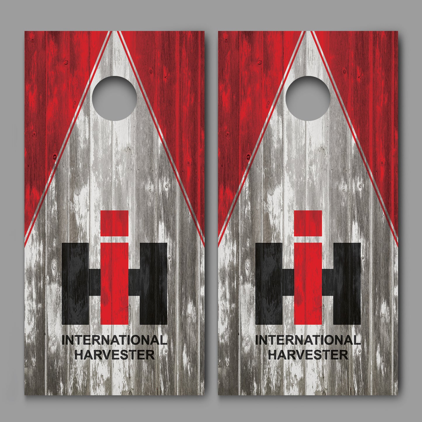 IH International Harvester Triangle Design Corn hole Decal Wrap