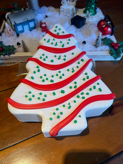Christmas Tree Cake 3D printed storage container