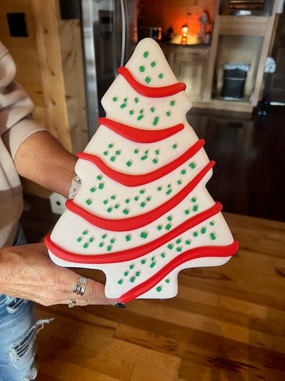 Christmas Tree Cake 3D printed storage container