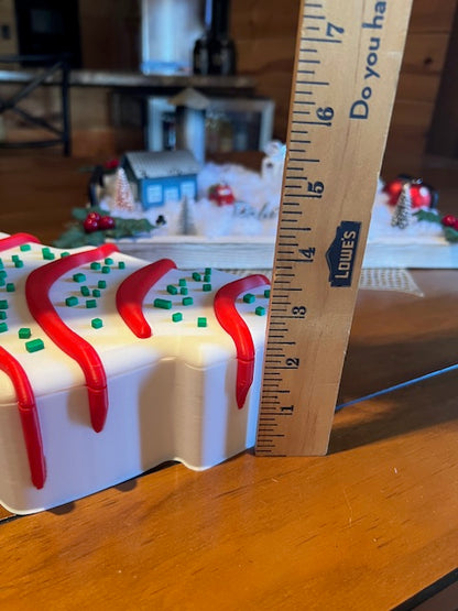 Christmas Tree Cake 3D printed storage container