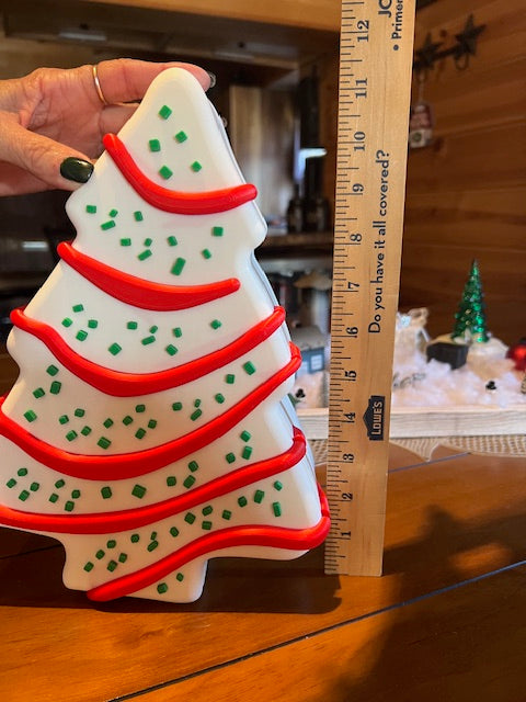 Christmas Tree Cake 3D printed storage container