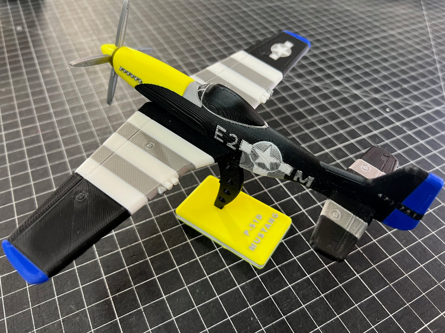 P-51D Mustang Airplane Model Desk Display