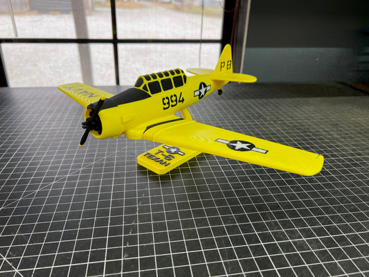 T-6 Texan Airplane Model Desk Display