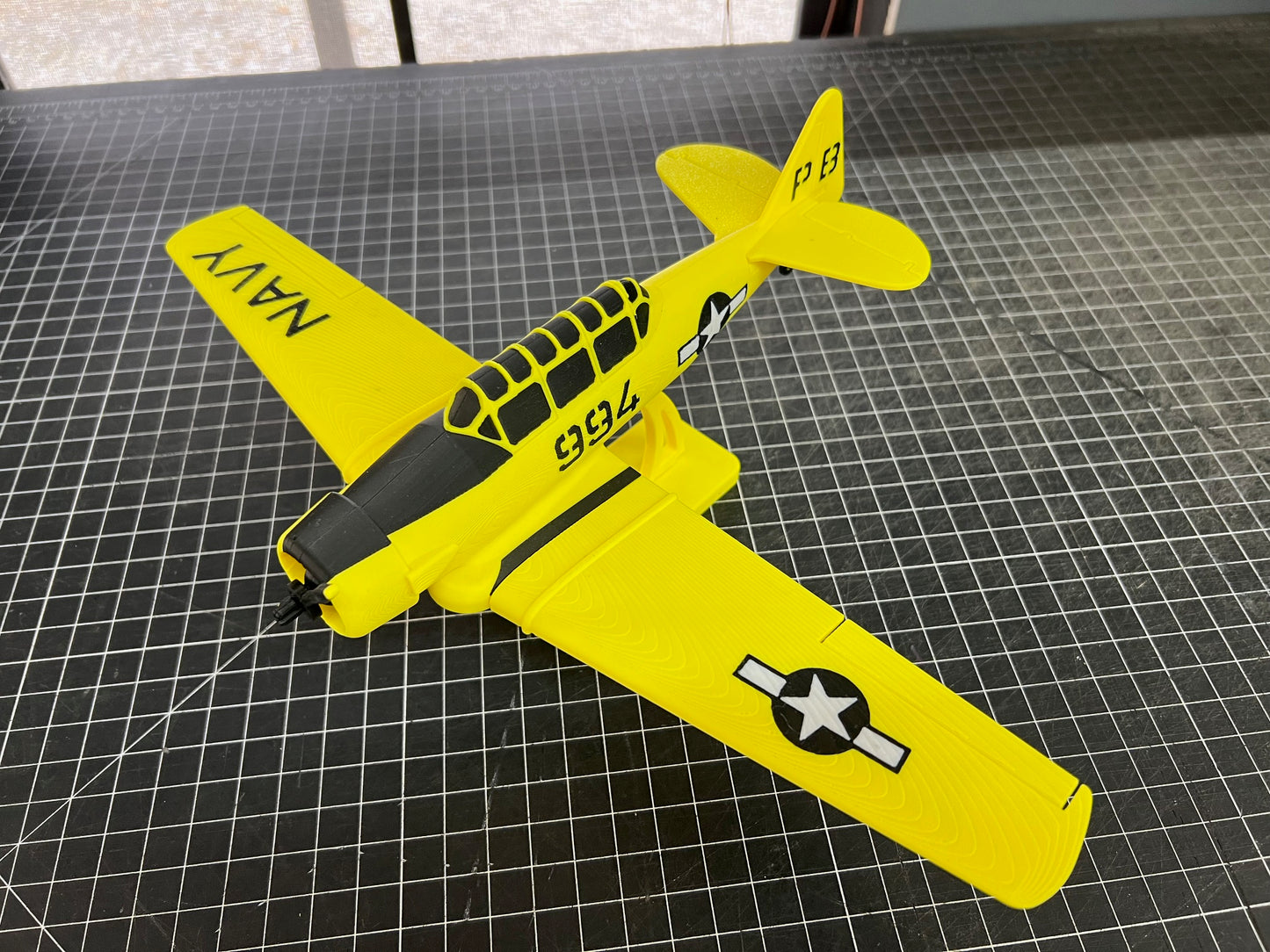 T-6 Texan Airplane Model Desk Display