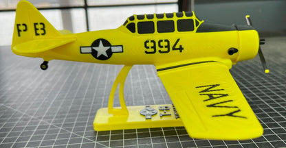 T-6 Texan Airplane Model Desk Display