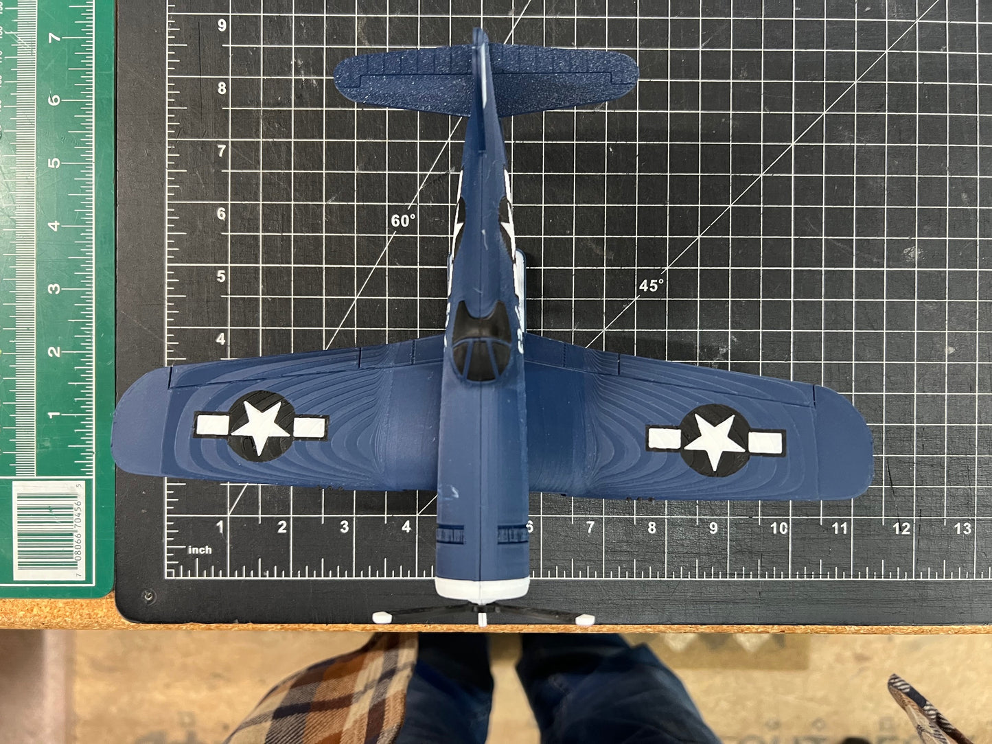 F4U Corsair Airplane Model Desk Display