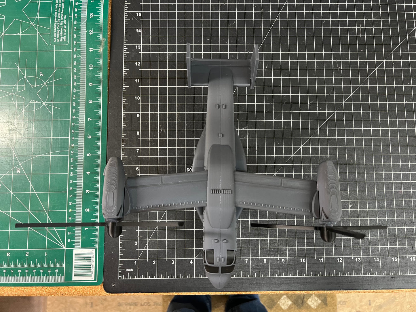 V-22 Tiltrotor Osprey Airplane Model Desk Display