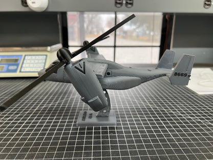 V-22 Tiltrotor Osprey Airplane Model Desk Display