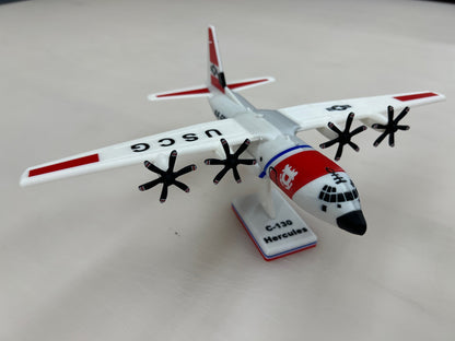 Coast Guard C-130 Airplane Model Desk Display