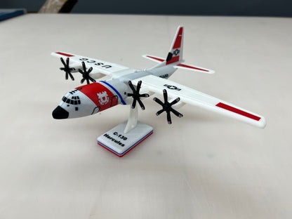 Coast Guard C-130 Airplane Model Desk Display
