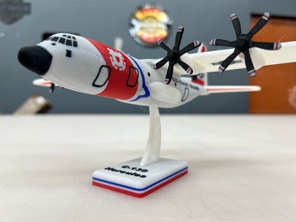 Coast Guard C-130 Airplane Model Desk Display