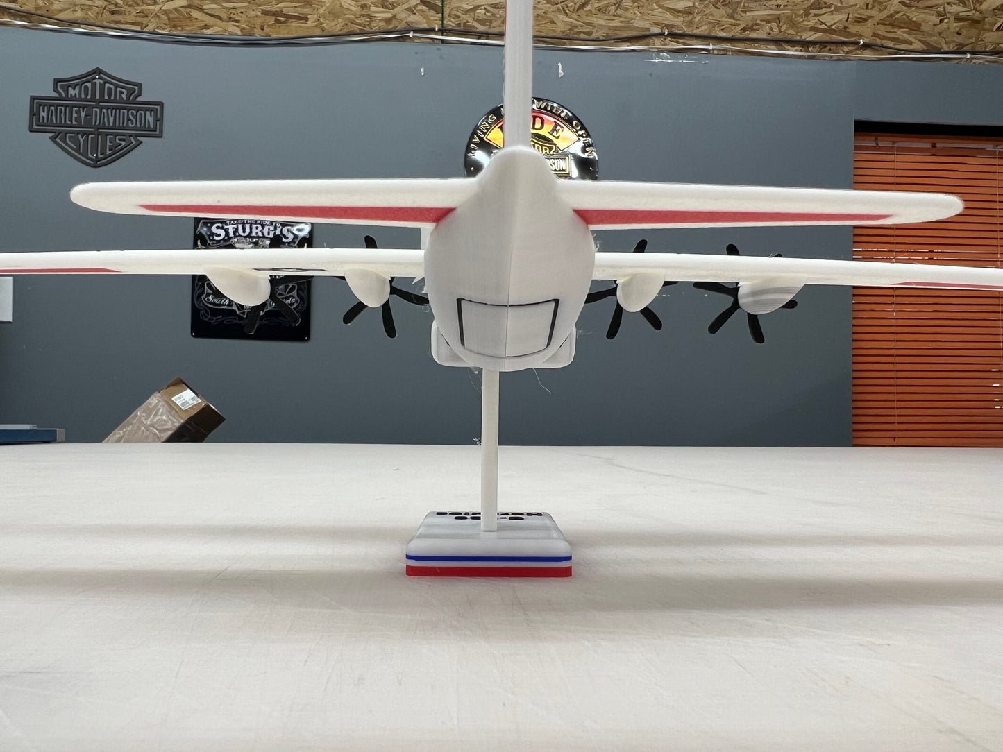 Coast Guard C-130 Airplane Model Desk Display