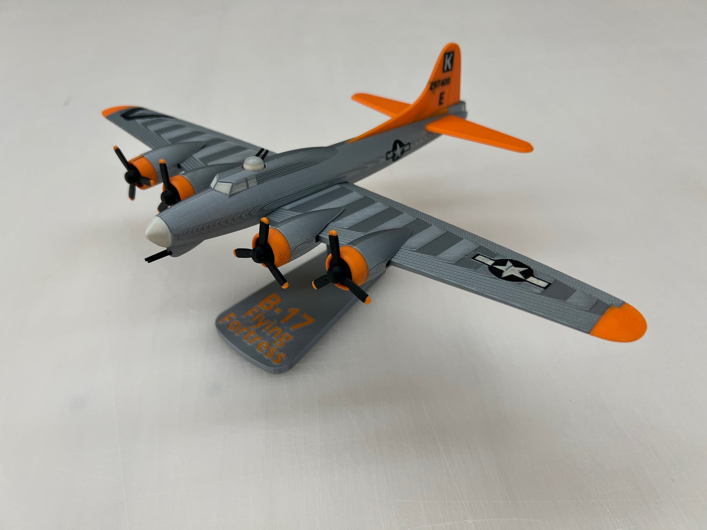B-17 Flying Fortress Airplane Model Desk Display