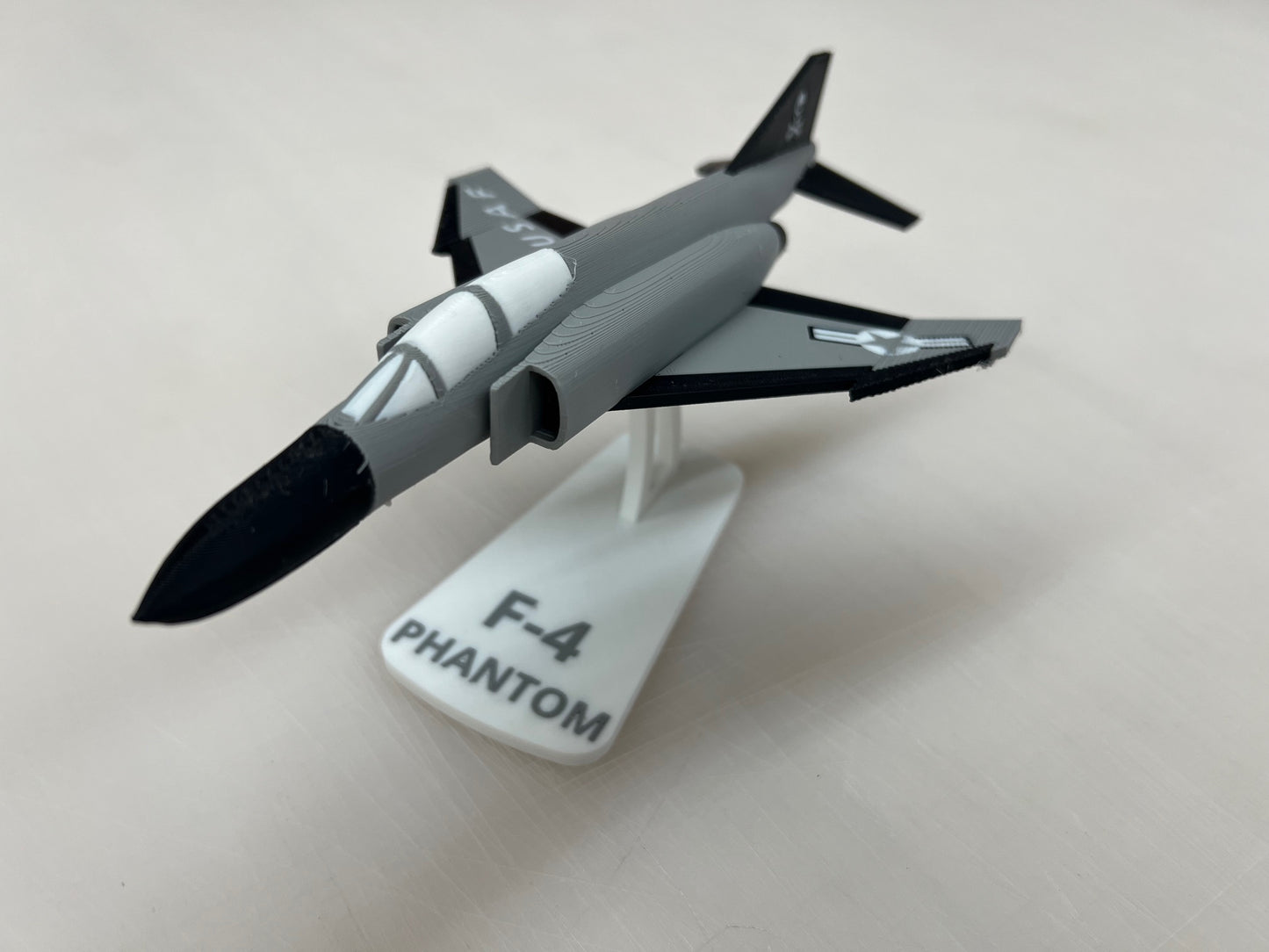 F-4 Phantom Jet Airplane Model Desk Display