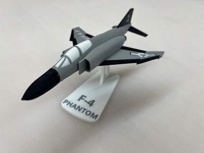 F-4 Phantom Jet Airplane Model Desk Display