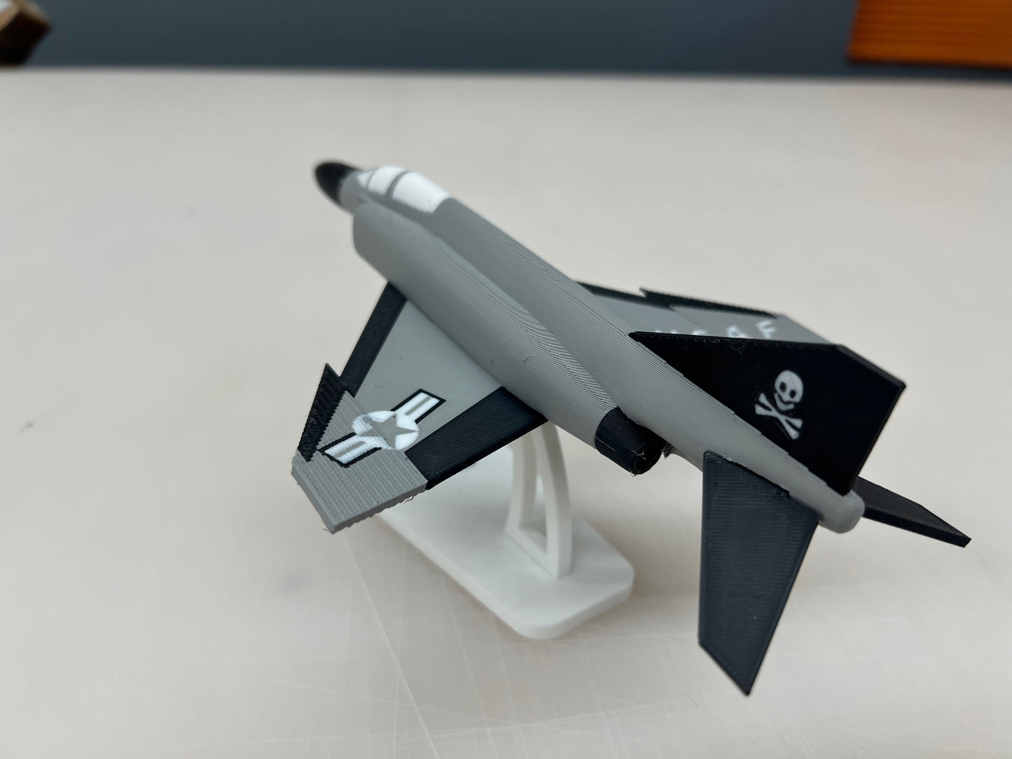F-4 Phantom Jet Airplane Model Desk Display
