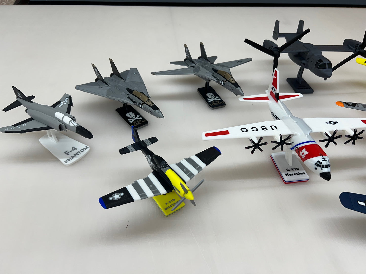 F-4 Phantom Jet Airplane Model Desk Display