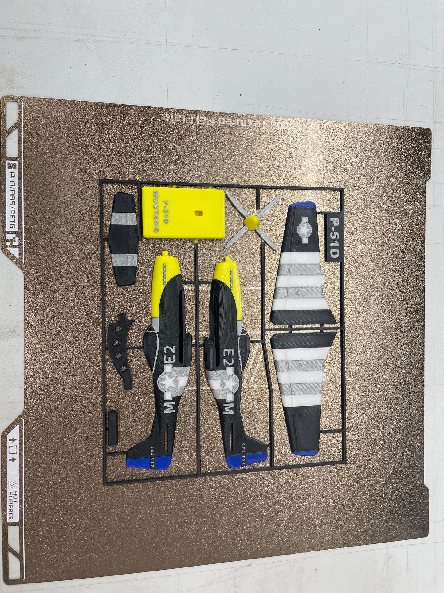 P-51D Mustang Airplane Model Desk Display