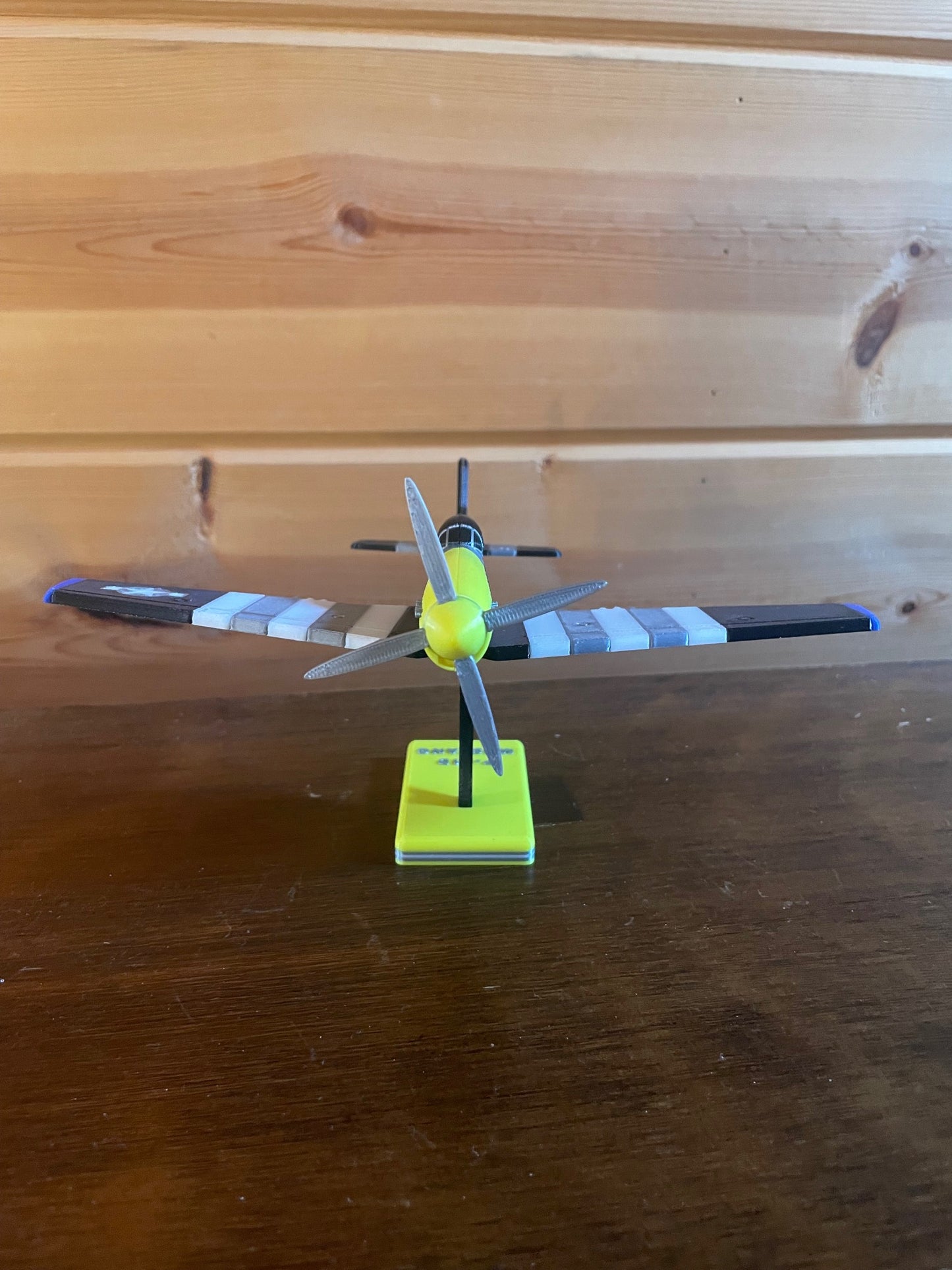 P-51D Mustang Airplane Model Desk Display