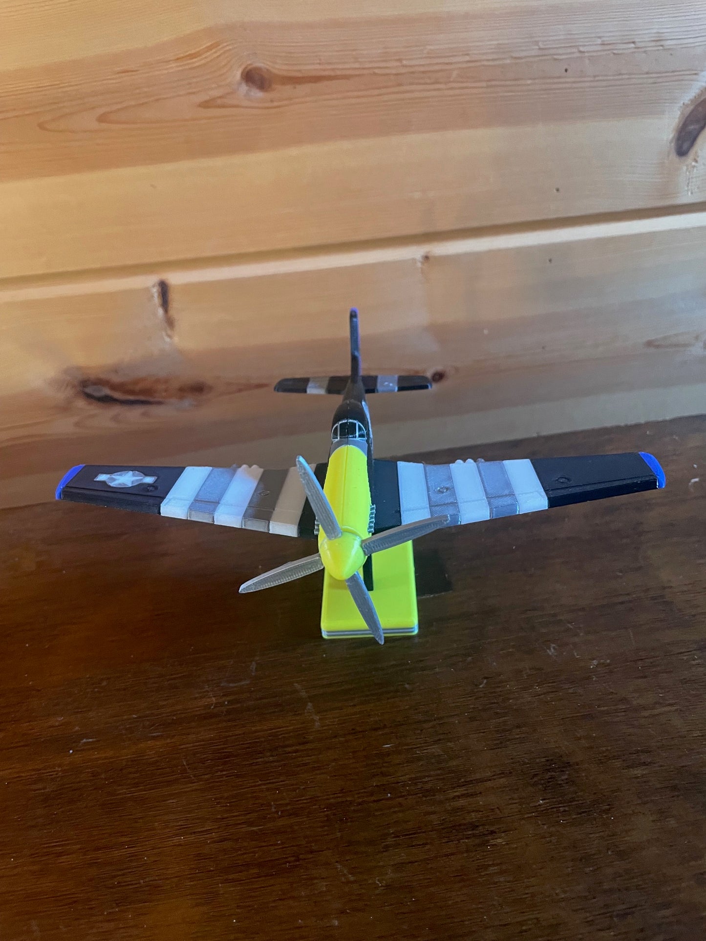 P-51D Mustang Airplane Model Desk Display