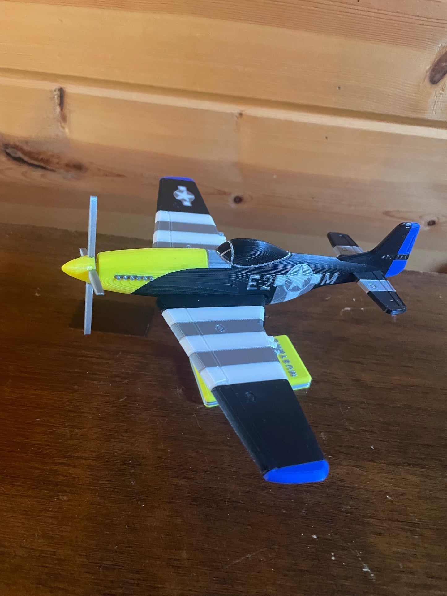 P-51D Mustang Airplane Model Desk Display