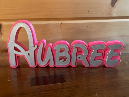 Custom name of your choice in Disney inspired font