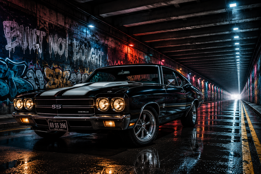 Underground Muscle Tunnel Wall Mural