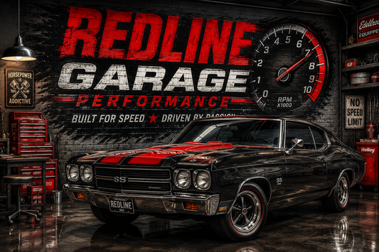 Redline Garage Performance Wall Mural