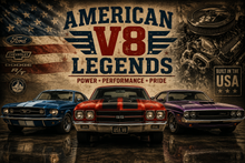 American V8 Legends Wall Mural