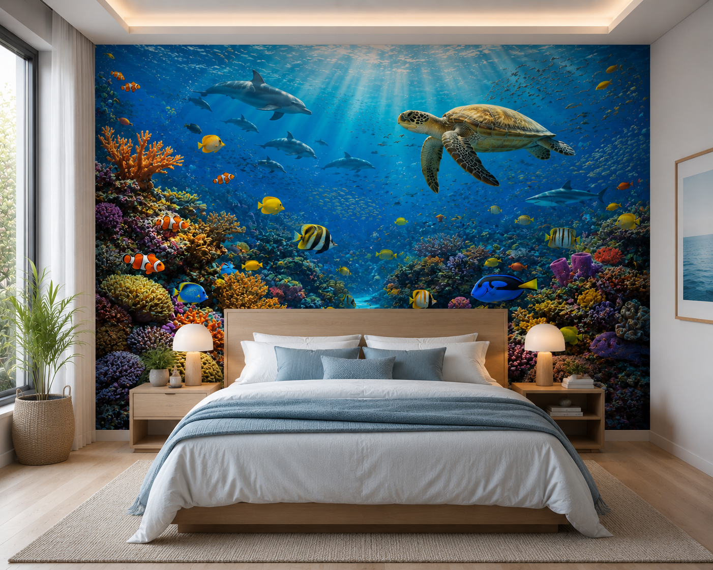 Underwater Reef Adventure Wall Mural