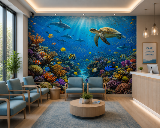 Underwater Reef Adventure Wall Mural