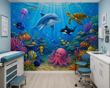 Underwater Ocean Friends Wall Mural
