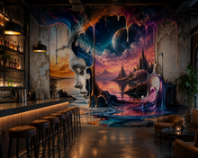 Melting Reality Illusion Wall Mural