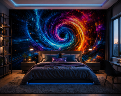 Vortex Dimension Warp Wall Mural