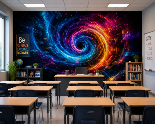 Vortex Dimension Warp Wall Mural
